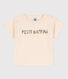 Kurzärmeliges Baby-T-Shirt aus besticktem Jersey