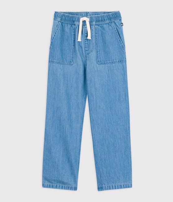 Kinder-Hose aus Denim blau DENIM CLAIR