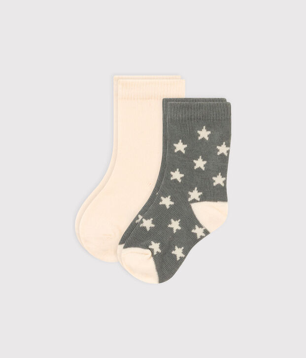 2er-Set Babysocken mit Sternenmotiv vielfarbig