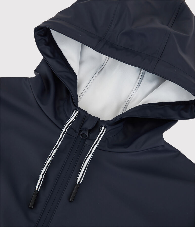 Leichte Regenjacke aus recyceltem Material blau