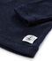 Langärmliges T-Shirt aus Baumwolle-Wolle-Seide-Gemisch für Kinder blau SMOKING