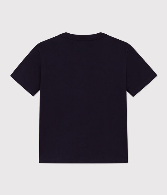 Kurzärmeliges Kinder-T-Shirt aus Baumwolle für Jungen blau SMOKING
