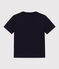 Kurzärmeliges Kinder-T-Shirt aus Baumwolle für Jungen blau SMOKING