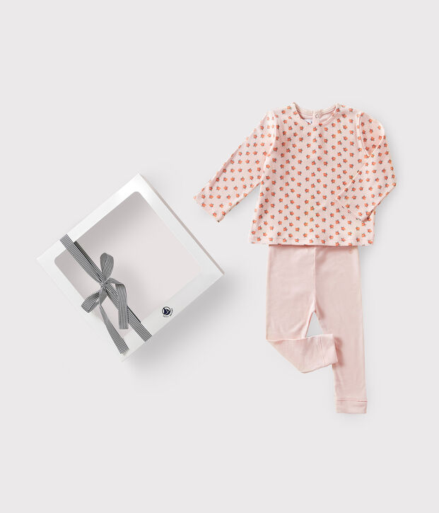Baby-Geschenkset T-Shirt und Leggings vielfarbig