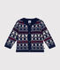 Baby-Cardigan aus Strick mit Wollanteil