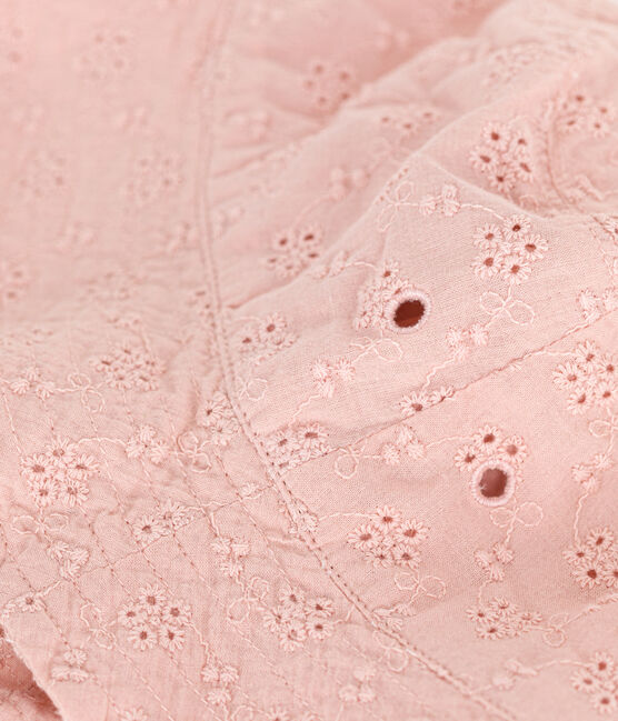 Fischerhut aus englischer Stickerei, rosa, Kinder/Mädchen rosa SALINE