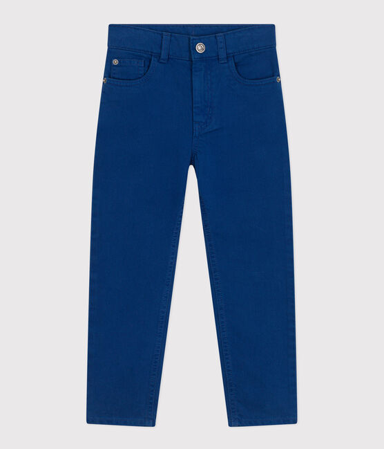 Gerade geschnittene Hose aus farbigem Denim Kinder/Jungen blau INCOGNITO
