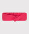 Baby-Stirnband aus einfarbigem Leinenstoff rosa GLOSS
