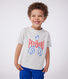 Kurzärmeliges Kinder-T-Shirt aus bedruckter Baumwolle