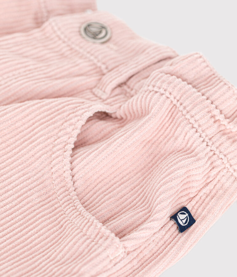Kinder-Hose aus Fein-Cord f&uuml;r M&auml;dchen rosa