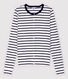 Cardigan aus Baumwolle mit Streifen für Damen