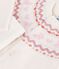 Baby-Set aus Strick mit Jacquardmuster naturfarben/rosa