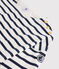Streifenshirt aus Baumwolle Damen weiss MARSHMALLOW/blau SMOKING
