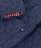 Kinder-Jacke aus einfarbigem Denim mit Sternen blau