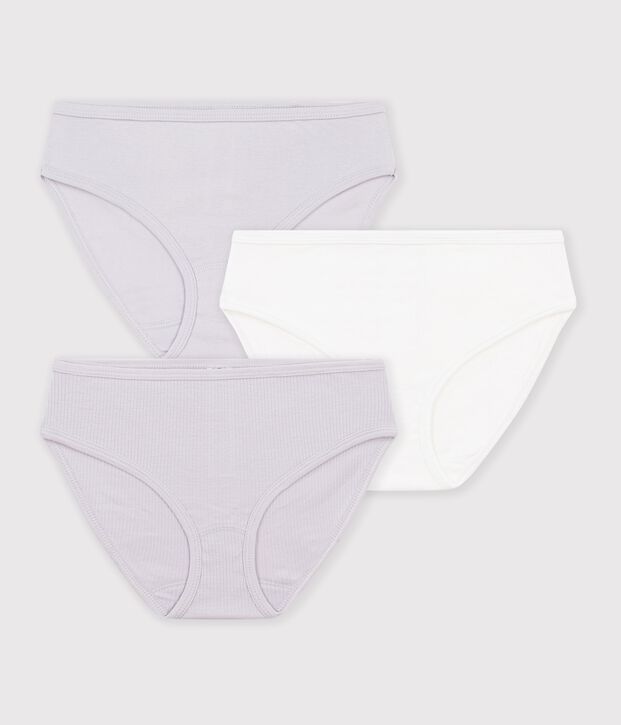 Lot de 3 culottes  en coton vielfarbig