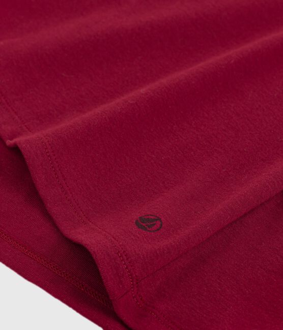 Kurzärmeliges Damen-T-Shirt L’Iconique aus Baumwolle AMARANTE