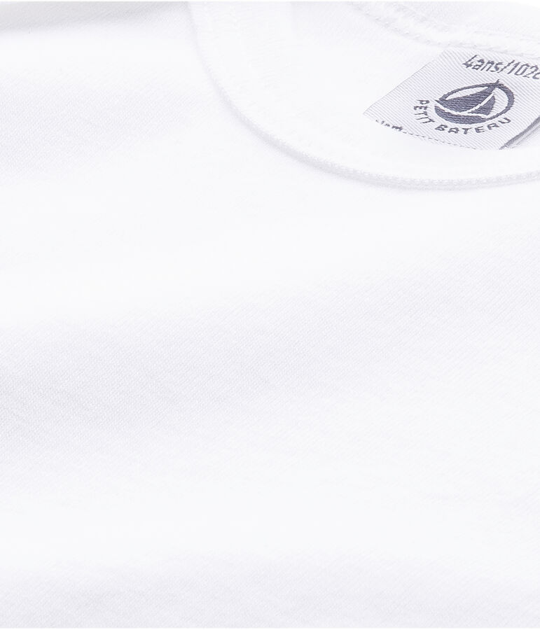 Kurz&auml;rmeliger, wei&szlig;er Baby-Body weiss