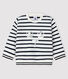 Baby-Sweatshirt aus Molton für Mädchen