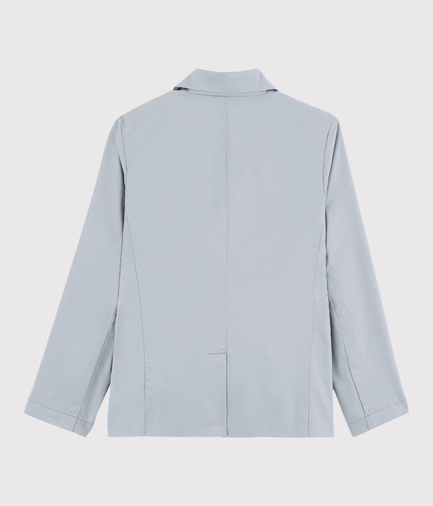Kinderjacke aus Sergestoff f&uuml;r Jungen grau