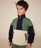 Kinder-Sweatshirt mit Reißverschluss-Stehkragen aus Molton für Jungen weiss AVALANCHE/ MULTICO