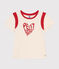 T-Shirt aus Jersey Kinder/Mädchen naturfarben AVALANCHE