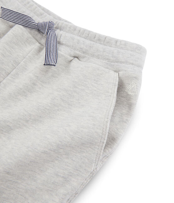 Kinderhose aus Jerseystoff für Jungen grau POUSSIERE CHINE