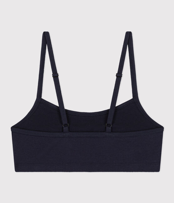 Brassière aus Baumwolle und Elasthan für Damen blau SMOKING