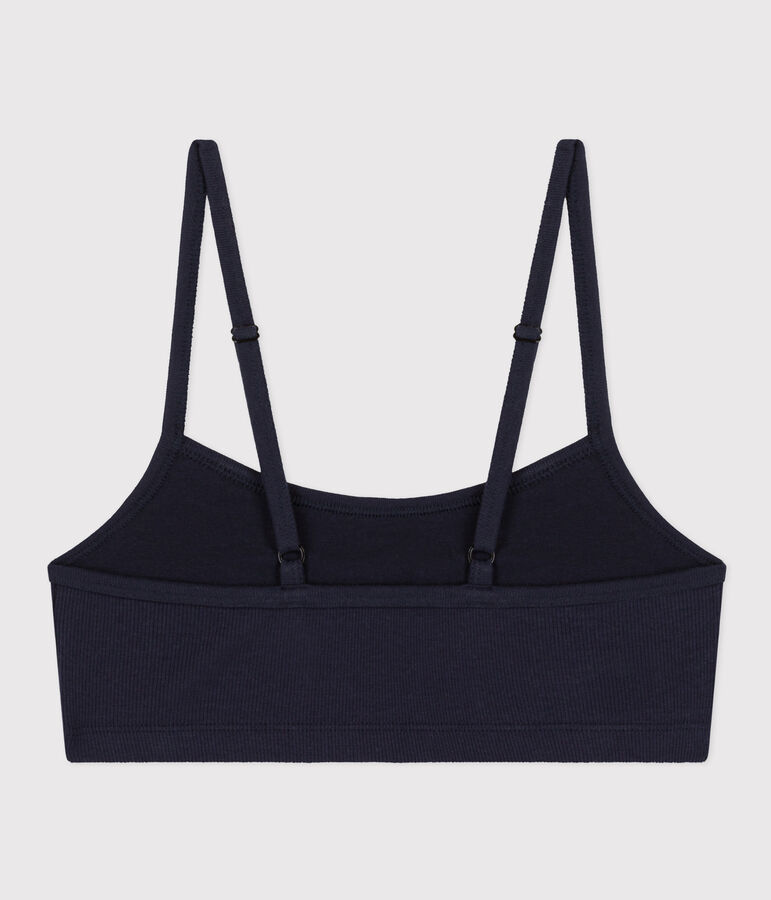 Brassi&egrave;re aus Baumwolle und Elasthan f&uuml;r Damen blau