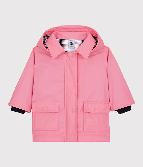 Klassische Baby-Regenjacke rosa PETAL