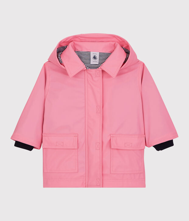 Klassische Baby-Regenjacke rosa