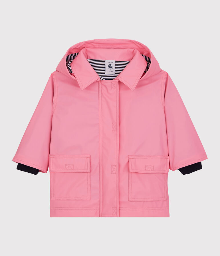 Klassische Baby-Regenjacke rosa PETAL
