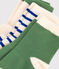 3er-Set Baby-Socken aus Baumwolle mit Streifen variante 1