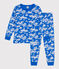 Kinderpyjama aus Baumwolle mit Printmotiv FUJI/ MARSHMALLOW