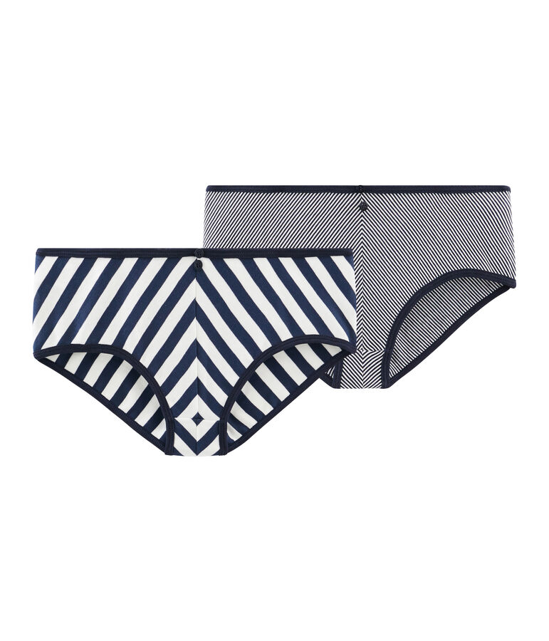 2er Set damenh&ouml;schen mit hoher taille vielfarbig