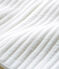 Baby-Cape aus gestepptem Doppeljersey weiss MARSHMALLOW