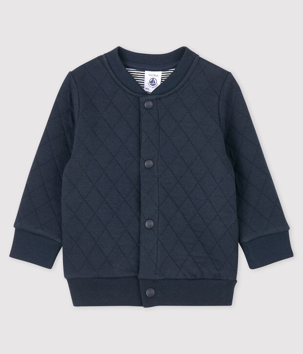 Baby-Cardigan aus Doppeljersey. SMOKING