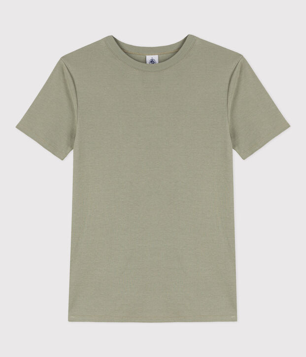 T-Shirt L&rsquo;ICONIQUE aus Baumwolle mit rundem Ausschnitt f&uuml;r Damen gr&uuml;n