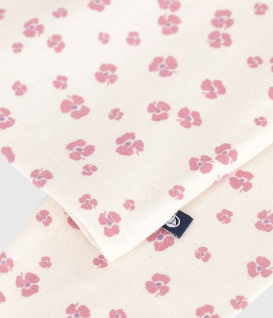 Kinder-Cardigan aus bedruckter Baumwolle  MILK/ MULTICO