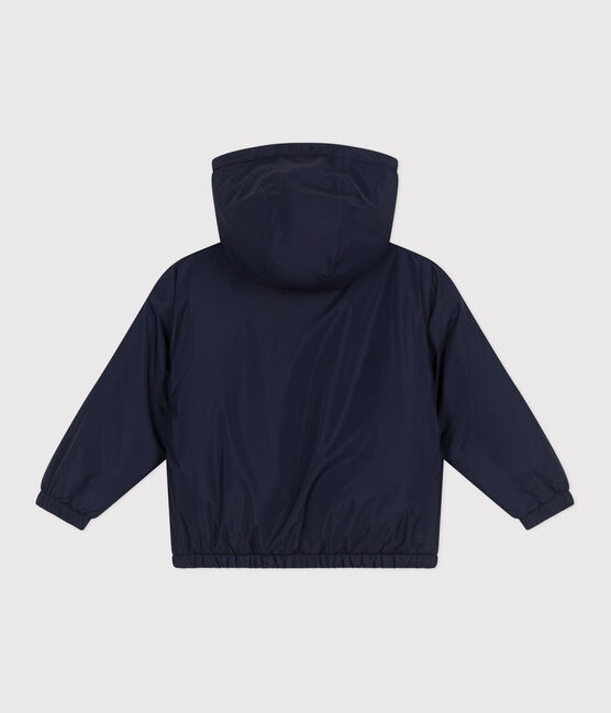 Kinder-Windjacke mit Fleece für Jungen blau SMOKING