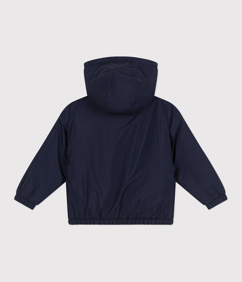Kinder-Windjacke mit Fleece f&uuml;r Jungen blau