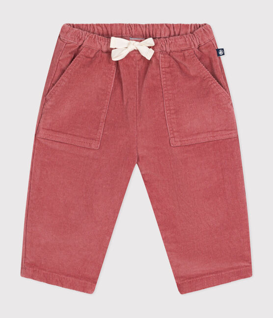 Baby-Hose aus Cord rosa ROSEWOOD
