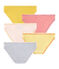 Set mit 5 Unterhosen für kleine Mädchen variante 1
