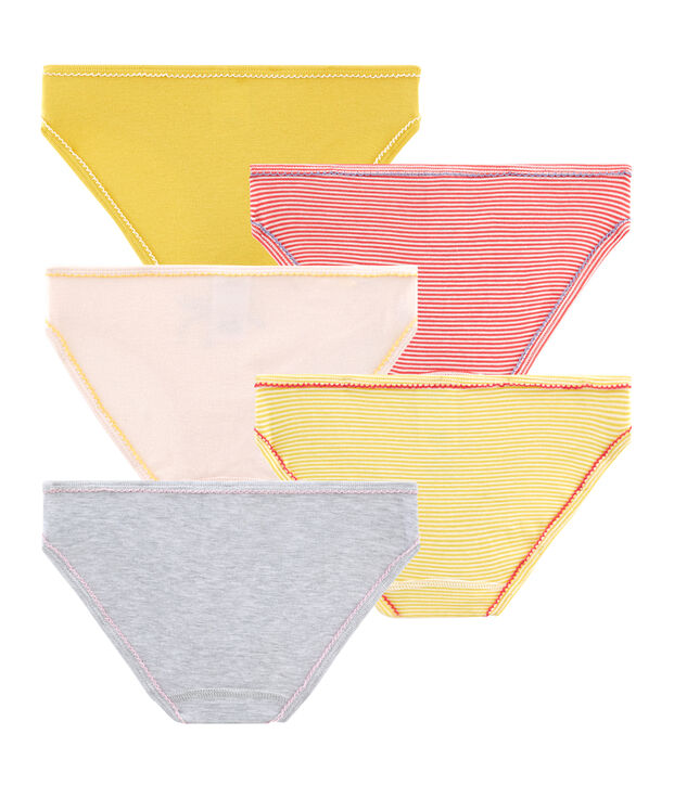 Set mit 5 Unterhosen f&uuml;r kleine M&auml;dchen vielfarbig