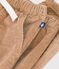 Baby-Hose aus einfarbigem Fein-Cord LATTE