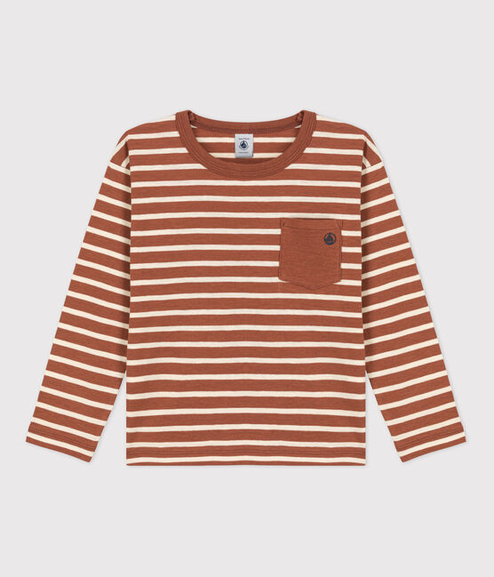 Langärmeliges Kinder-T-Shirt aus Baumwolle für Jungen CINA+AVALANCHE