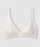 BH aus Stretch-Baumwolle für Damen weiss MARSHMALLOW