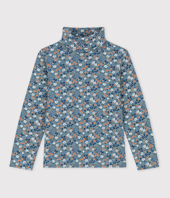 Kinder-Unterziehpullover aus Baumwolle für Mädchen, mit Blumenmuster ROVER/ MULTICO