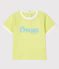 Kurzärmeliges Baby-T-Shirt für Jungen gelb SUNNY
