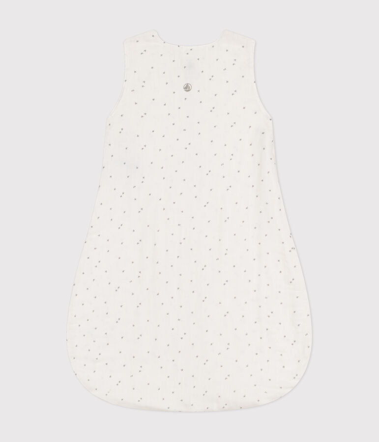Babyschlafsack aus Baumwolle TOG 1 weiss/grau