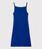 Klassisches Trägerkleid aus Baumwolle für Damen blau SURF